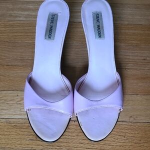 Steve Madden Pink Slide Sandals 10